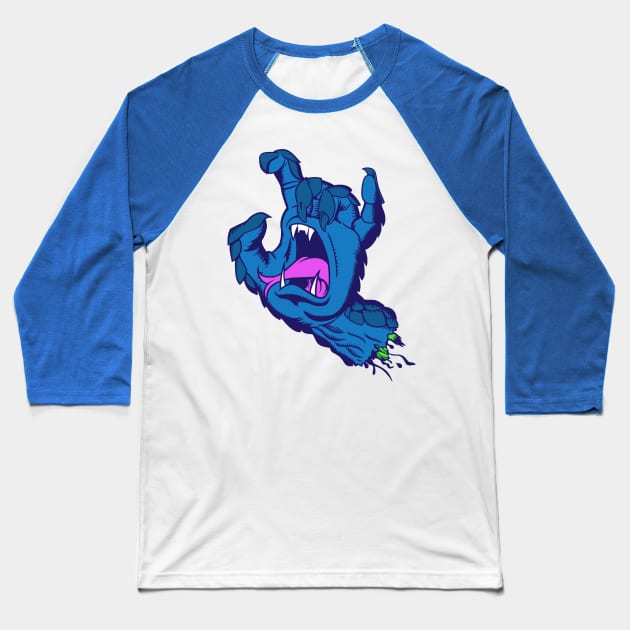 Sangre Azul blue Baseball T-Shirt by Dedos The Nomad